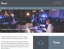 Tablet Screenshot of elwood-band.com